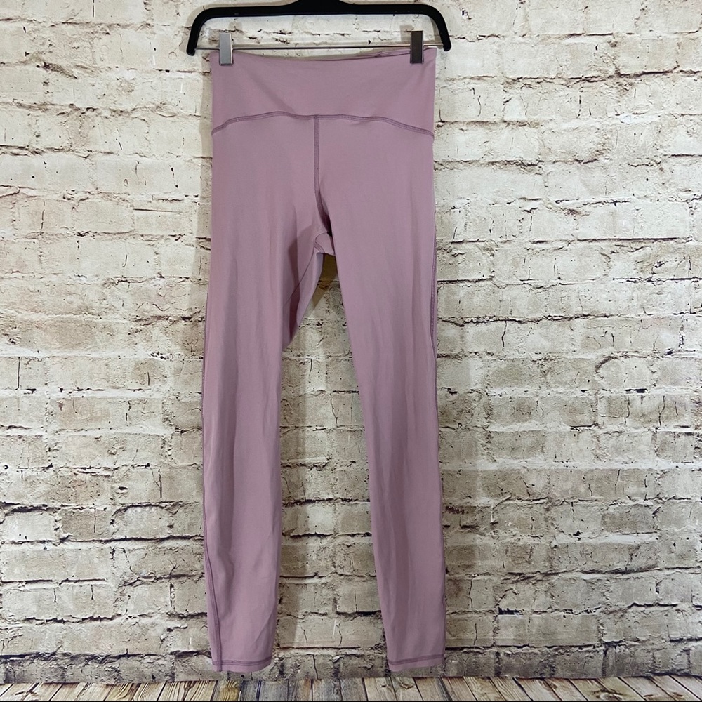 Pink high rise active leggings size small
